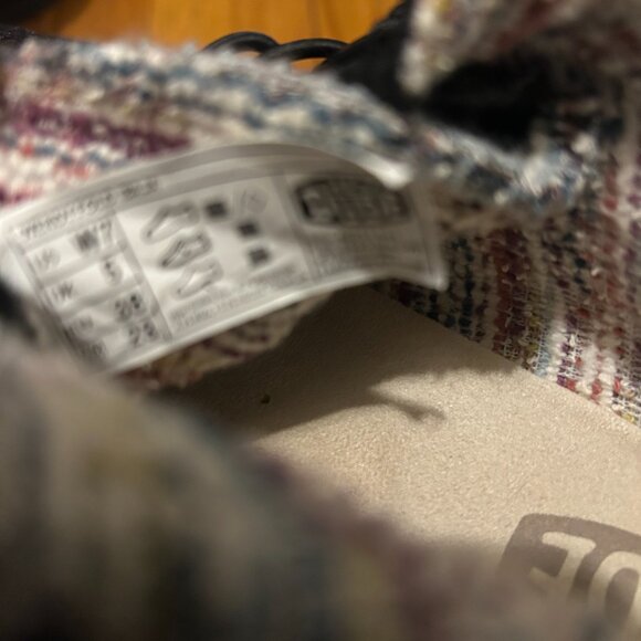 Hey Dude Shoes - Wendy Gray Wooly Twill Fold Boots - Size: 7 - Picture 14 of 15